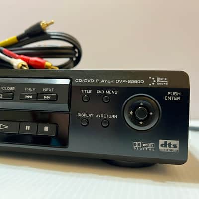 Sony DVP-S560D CD/VideoCD/DVD Player 2000 - Black image 8