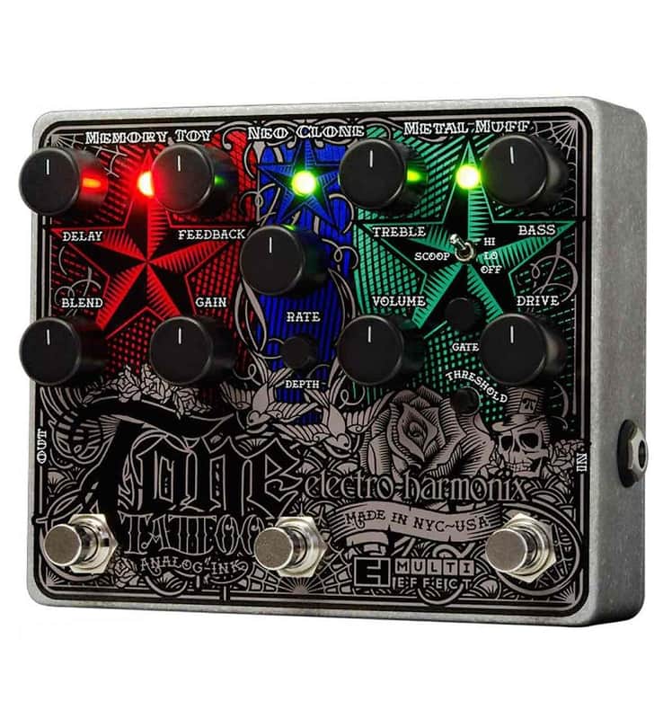 Immagine Electro-Harmonix Tone Tattoo Analog Multi-Effect Pedal - 1