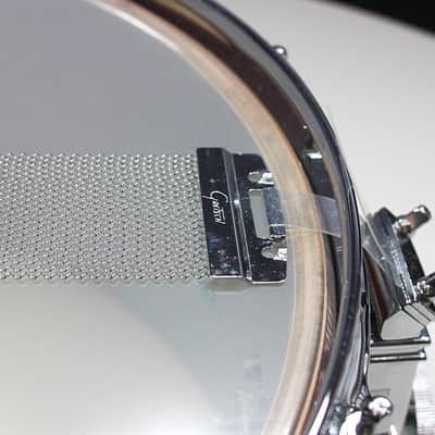 Gretsch USA Custom 5.5" x 14" 8-Lug Snare Drum w/ VIDEO! Satin Burnt Orange Double 45 Edges image 5