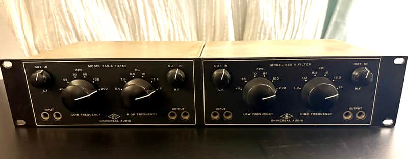 Original Universal Audio 550-A Filter Pair image 1