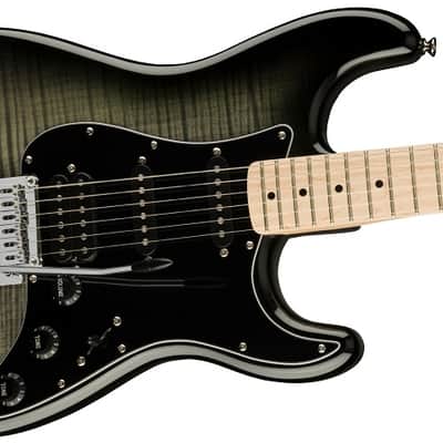 Squier Affinity Series Stratocaster FMT HSS Maple Fingerboard Electric Guitar BlackBurst image 10