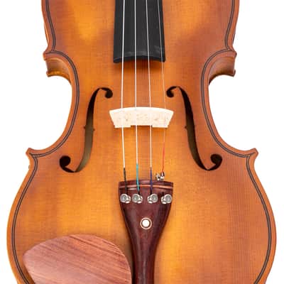 🎅🎄 For Pros and Beginners! Natural Finish Spruce Violin +Case/Bag +Bow +Wax image 6