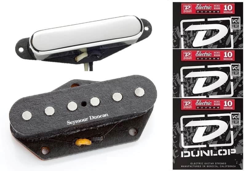 Seymour Duncan APTR-1 Rhythm & APTL-1 Lead Alnico II Pro For Tele ( W/3 FREE STRING SETS ) image 1
