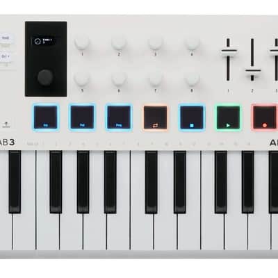 Arturia MiniLab 3 25-Key MIDI Controller - White