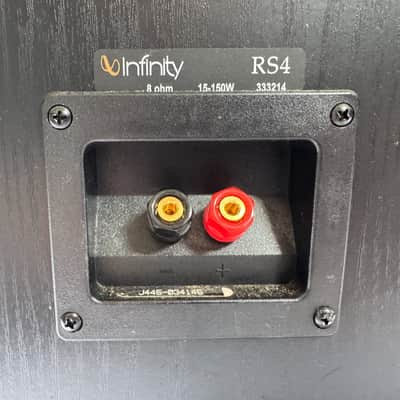 Infinity RS4 Tower Speakers Floor Standing Home Theater Audio Vintage Front image 6