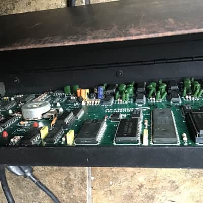 Sequential Six-Trak (Keyboard removed) 6-Voice Polyphonic Synthesizer 1984 - 1985 - Black with Wood Sides image 10