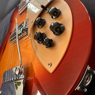 1987 Rickenbacker 335 Rose Morris 1997 Reissue - Fireglo image 3