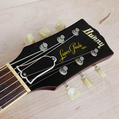 Burny Super Grade RLG-50 '59 Model MIJ 1984 Cherry Sunburst Vintage Japan w/ Gig Bag image 8