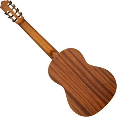 Ortega R133-7 Family Series Pro Solid Spruce Top Nato Neck Nylon 7-String Classical Acoustic Guitar w/Gig Bag image 2