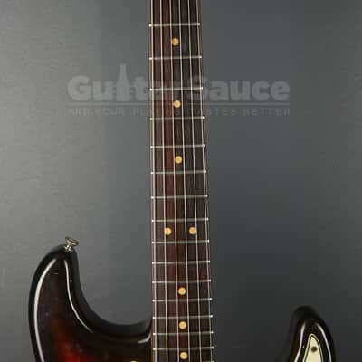 Fender Stratocaster Spaghetti Logo Original Vintage 1964 - Sunburst (COD 2070VG) image 9