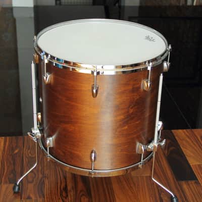 Yamaha Maple Custom Absolute - vintage black 18" floor tom image 4