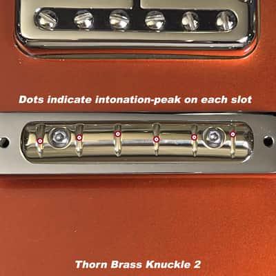 THORN Brass Knuckle 2  - Replacement bridge for Jazzmaster/Jaguar/Mustang - Polished or Aged image 4