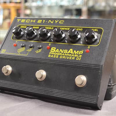 Tech 21 Sansamp Programmable Bass Driver | Reverb