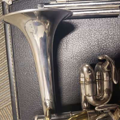 Getzen Eterna 940S Silver 4-Valve Piccolo Trumpet W/ Blackburn Leadpipe & Other Customizations! image 7