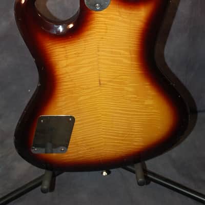 Video Demo 1967 Avalon AV-2 Shaggs Double Pickup Bass Guitar Pro Setup Original Hard Shell Case image 11