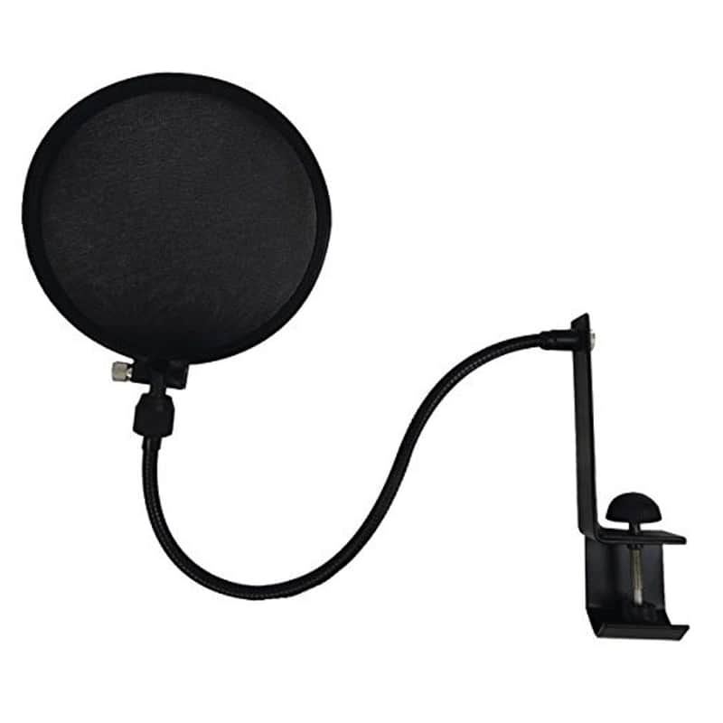 Nady SPF-1 Clamp On Microphone Pop Filter w Boom for Studio Recording Mic image 1