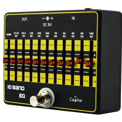 Caline CP-24 10 Band EQ Guitar or Bass Effect Pedal True Bypass Fast US Ship image 2
