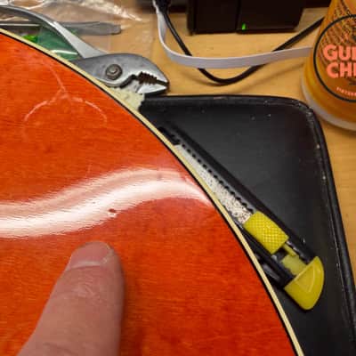 1990 Gretsch 6120W Nashville Western Orange MIJ Filter'Tron Bigsby OHSC image 22
