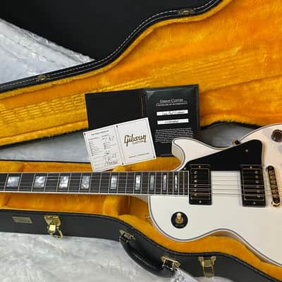 NEW! Gibson Les Paul Custom - Alpine White - Ebony Board - Authorized Dealer - Only 9.5 lbs - G06451 image 12