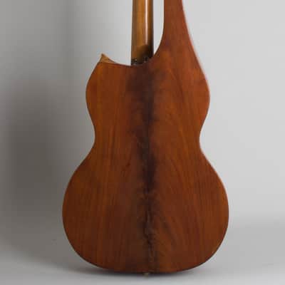 Knutsen 10 String Harp Guitar, c. 1915, black gig bag case. image 2
