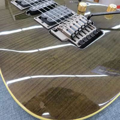 Ibanez SRGT 47 FM thru-neck spot model passive 24F 2003 - Dark Olive Green image 9