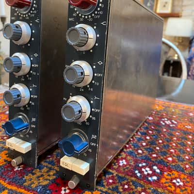 Neve 1066 Mic / Line Input Module with 3-Band EQ Pair 1970s - RAF Blue Grey (Lot #1) image 5