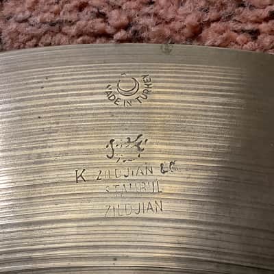 Zildjian 18" K Istanbul Type IV Old Stamp Ride image 2