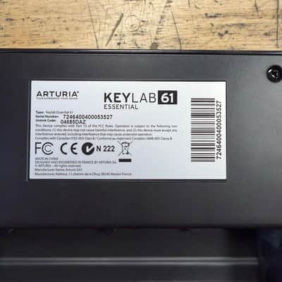 Used Arturia Keylab Essential 61 MKII Keyboard MIDI USB Controller image 10