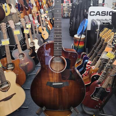 Taylor 222ce-K DLX Acoustic Electric Guitar w/ Case- Shaded Edgeburst image 3