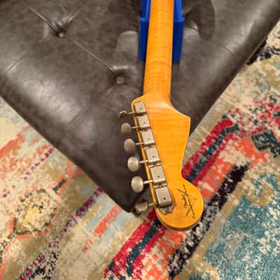 Fender Custom Shop '62 Stratocaster Limited Edition Exclusive Flamethrower Journeyman Relic 2025 Aged Cherry Sunburst image 7