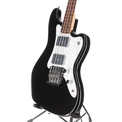 Squier Paranormal Rascal Bass Guitar HH, Laurel Fingerboard Metallic Black (C9) (07421) image 3