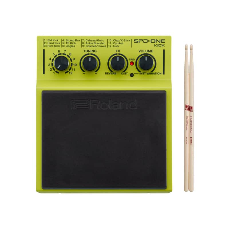 Roland SPD-One Kick Percussion Electronic Drum Pad w/22 Onboard Sounds Bundle image 1