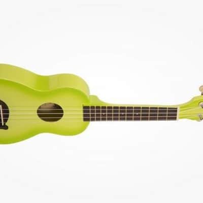 Kala MK-SD/GRNBURST Makala Dolphin Soprano Ukulele Green Apple Burst NEW image 2