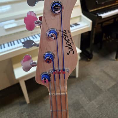 Sadowsky MetroLine 21-Fret Vintage M/J - Blue Transparent Satin image 4