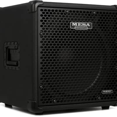 Mesa/Boogie Subway 1 x 15-inch 400-watt 8-ohm Bass Cabinet - Black Bronco with Black Metal Grille image 1