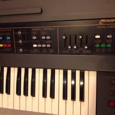 FARFISA POLYCHROME Vintage '70s Analog Italian Polyphonic Synth VERY RARE image 6