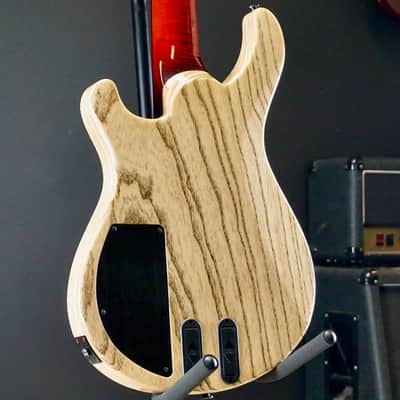 PRS NOS 2017 Namm Show Private Stock Gary Grainger 5 String Fretless Bass Dragons Breath Glow image 10