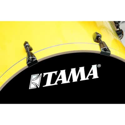 Tama IE72ZH8WBNELY Imperialstar 7-Piece Drumkit with Double Bass Drums (22,10,12,14,16,SD) - Electric Yellow image 4