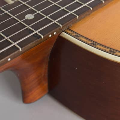 Flat Top Acoustic Guitar, labeled Galiano,  c. 1925, black hard shell case. image 10
