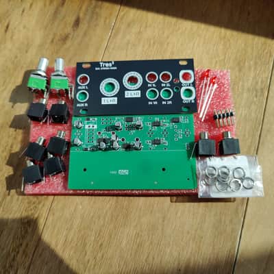 1U Eurorack Stereo Mixer (DIY Kit) image 1
