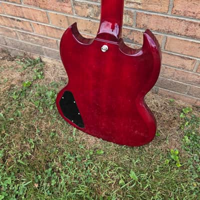 New Epiphone SG Special P-90 Electric Guitar Cherry Red Deluxe Hardshell Included image 6