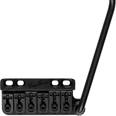New Open Box! Made in Spain! Vega Trem VT1 Standard 6-Screw Stratocaster Guitar Tremolo Bridge No Mods Easy Installation - Black image 2