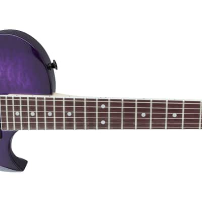 Jackson JS Series Monarkh SC JS22Q Amaranth FB Transparent Purple Burst image 3