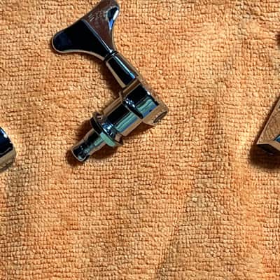 Warwick Bass Tuners - 2 treble side, 1 bass side 2010's - Chrome image 5