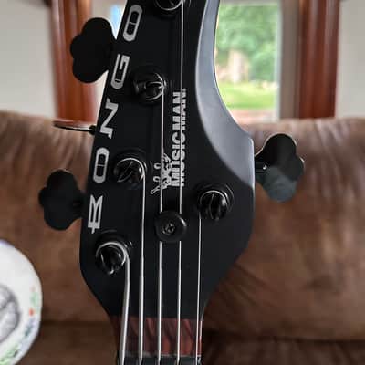 Ernie Ball Music Man Bongo 5 HH -2009- Stealth Black image 7