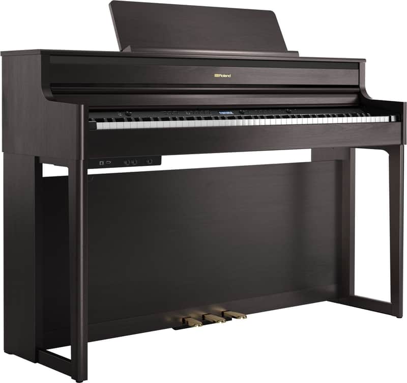 Roland HP704-DR-WS Digital Piano - Dark Rosewood with Stand image 1