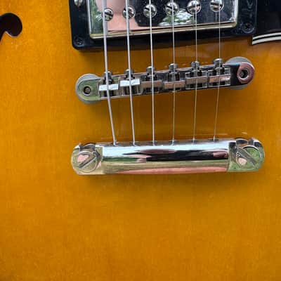 2004 Gibson Memphis Yamano ’60 ES-335 Block (ESDY-TE) – Iced Tea Sunburst – w/HSC image 8