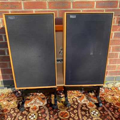 Vintage Celestion Ditton 33 Hifi Home Speakers w/ Original Stands image 1