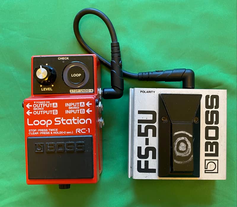 Boss RC-1 ＋ FS-5U ＋ Patch Boss RC-1 Looper w/ Boss FS-5U Footswitch | Reverb