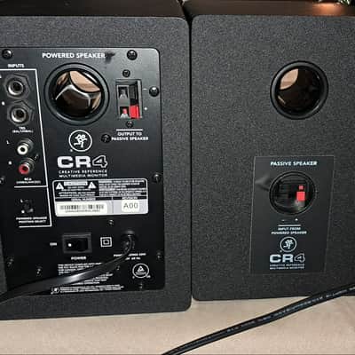 Mackie CR4 4" Active Studio Monitors (Pair) 2014 - 2019 - Black image 2
